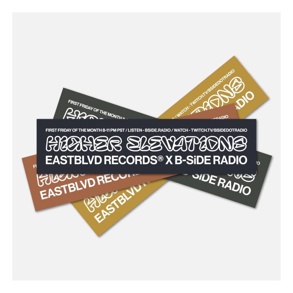 B Side Radio Promo Stickers